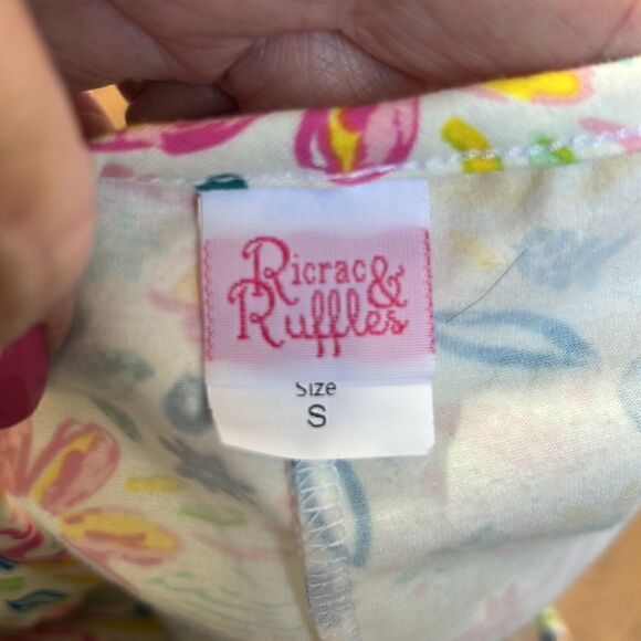 Ricrac & Ruffles Soft Shift Dress Small - Picture 6 of 8